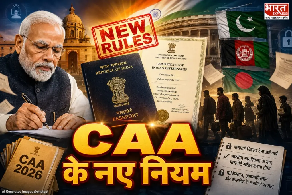 MHA CAA Amendment Rules fo citizenship to Pakistan Afghanistan Bangladesh immigrants