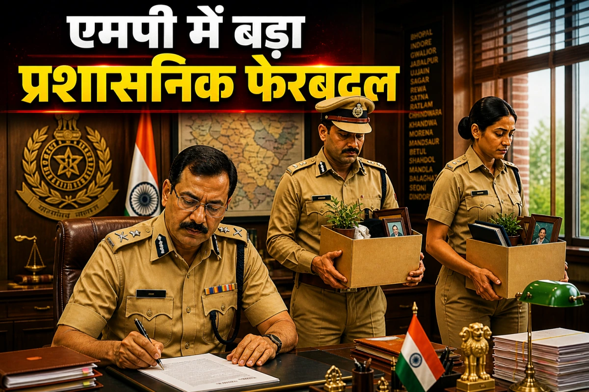 सिंगरौली और सिवनी SP की छुट्टी, 19 जिलों को मिले नए पुलिस कप्तान; एमपी में बड़ा प्रशासनिक फेरबदल
