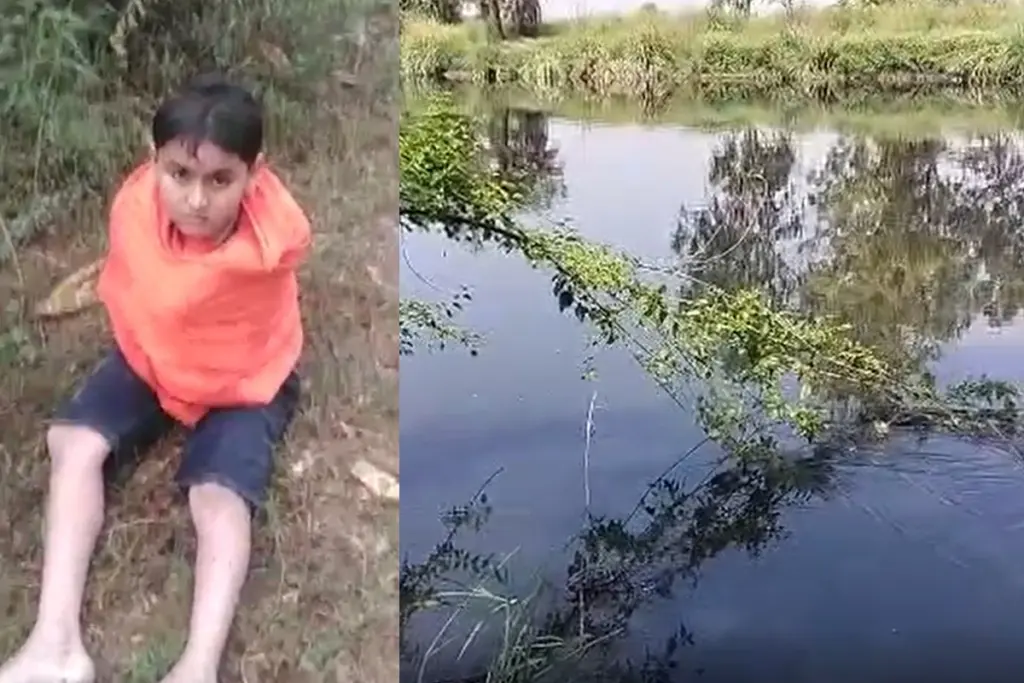 Miracle in Faridabad 9-year-old survives 12 hours in canal after father jumps with children