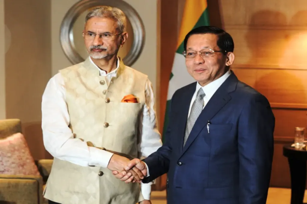 Myanmar President Min Aung Hlaing Meets S Jaishankar In Delhi Before PM Modi Meet