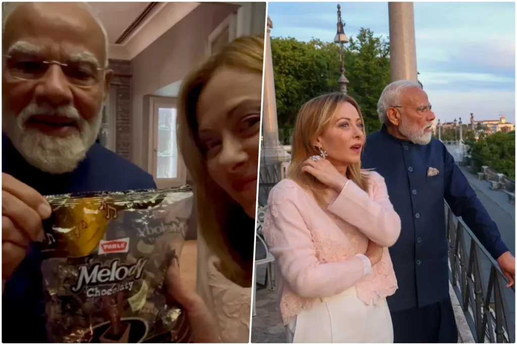 PM Modi Meloni Video