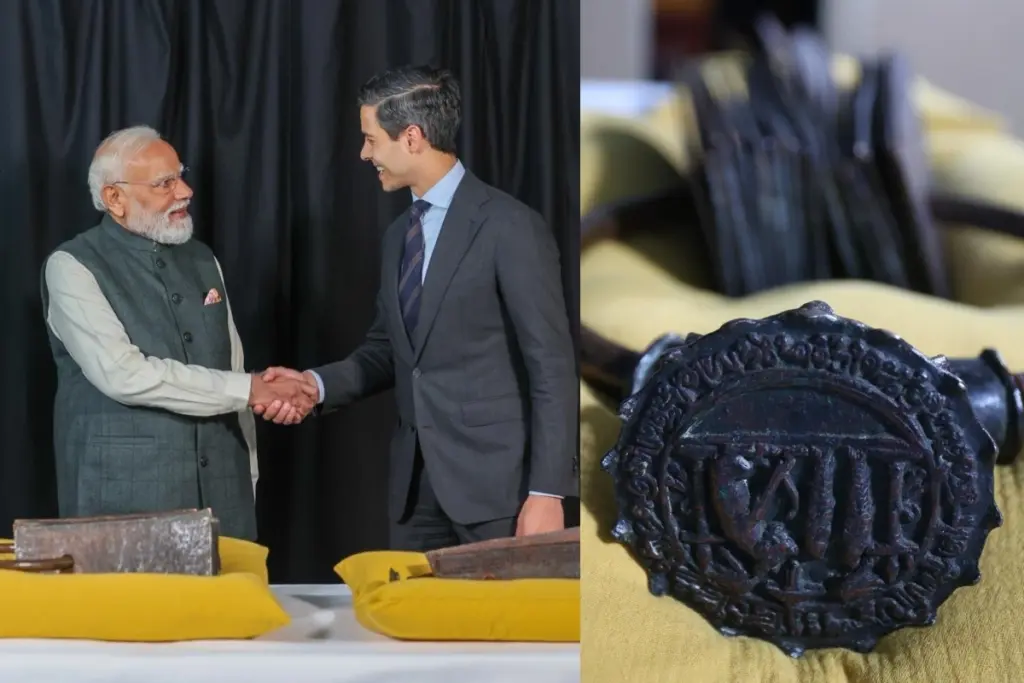 PM Modi Netherlands Visit Returns 1000-Year-Old Chola Copper Plates to India