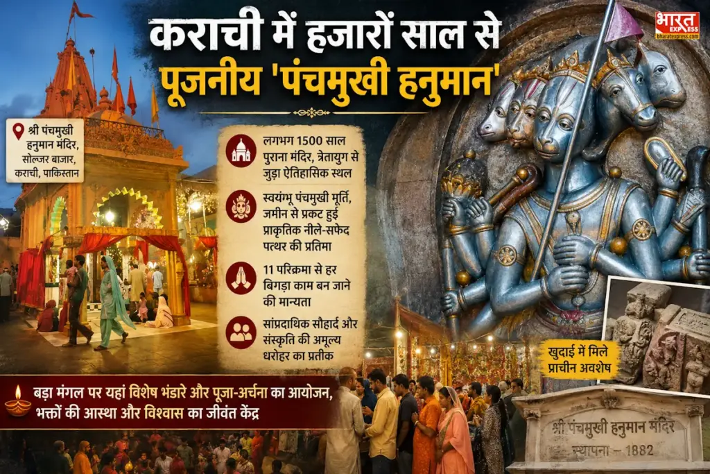 Panchmukhi Hanuman temple in karachi pakistan historical temple of lord Hanuman