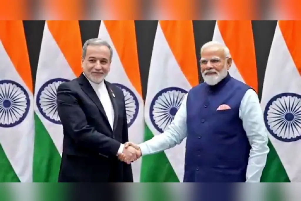 Pm modi with Iran FM