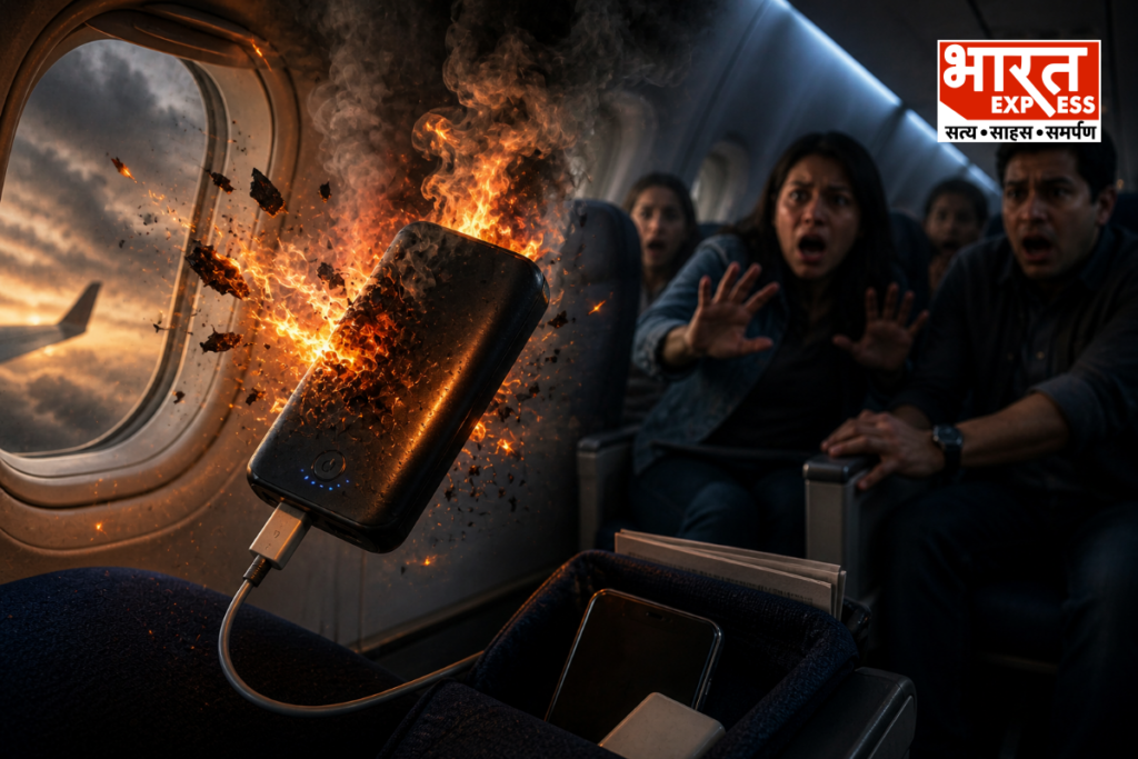 IndiGo flight power bank blast