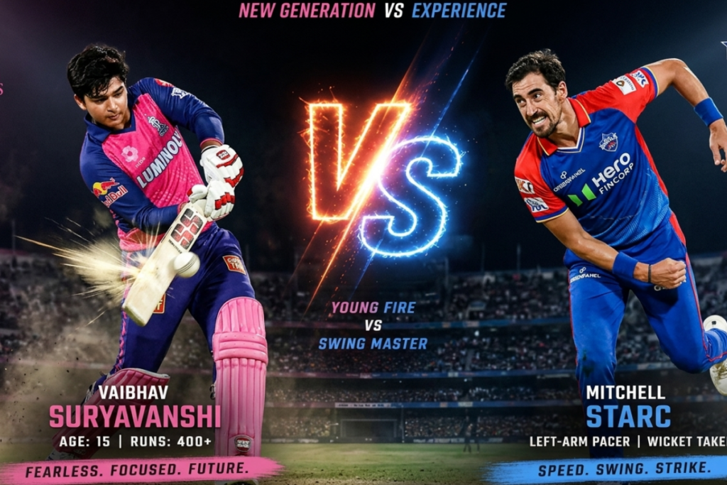 Vaibhav Suryavanshi vs Mitchell Starc