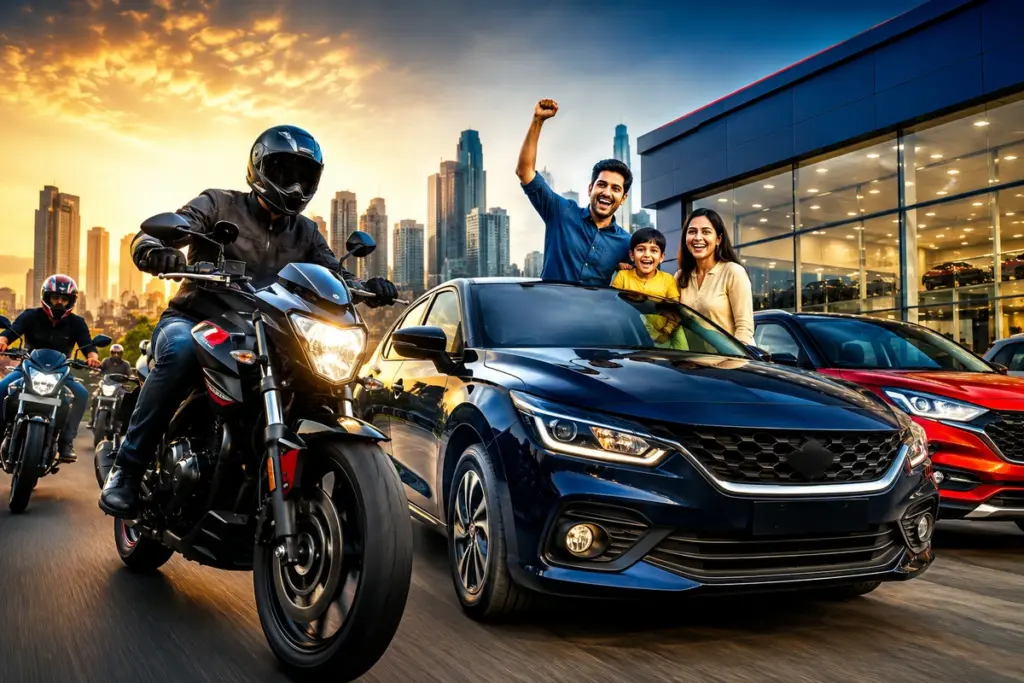Record Auto Sales India Passenger Vehicles & Two-Wheelers Boom in April 2026