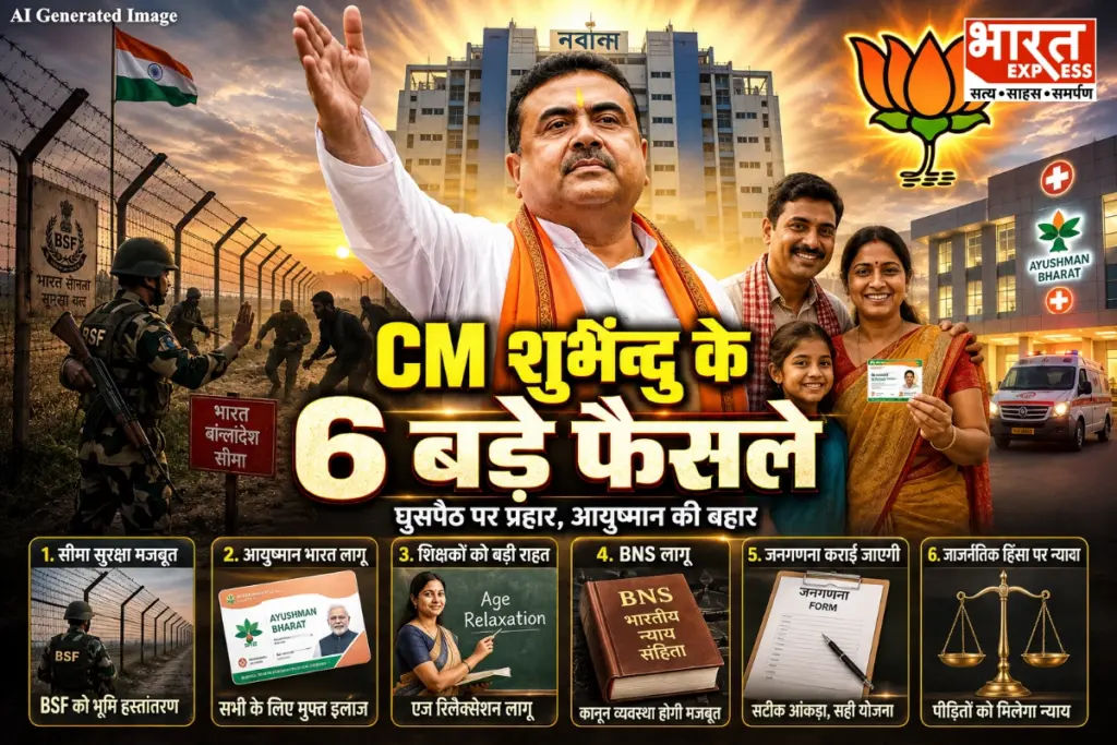 Suvendu Adhikari Cabinet Decisions West Bengal