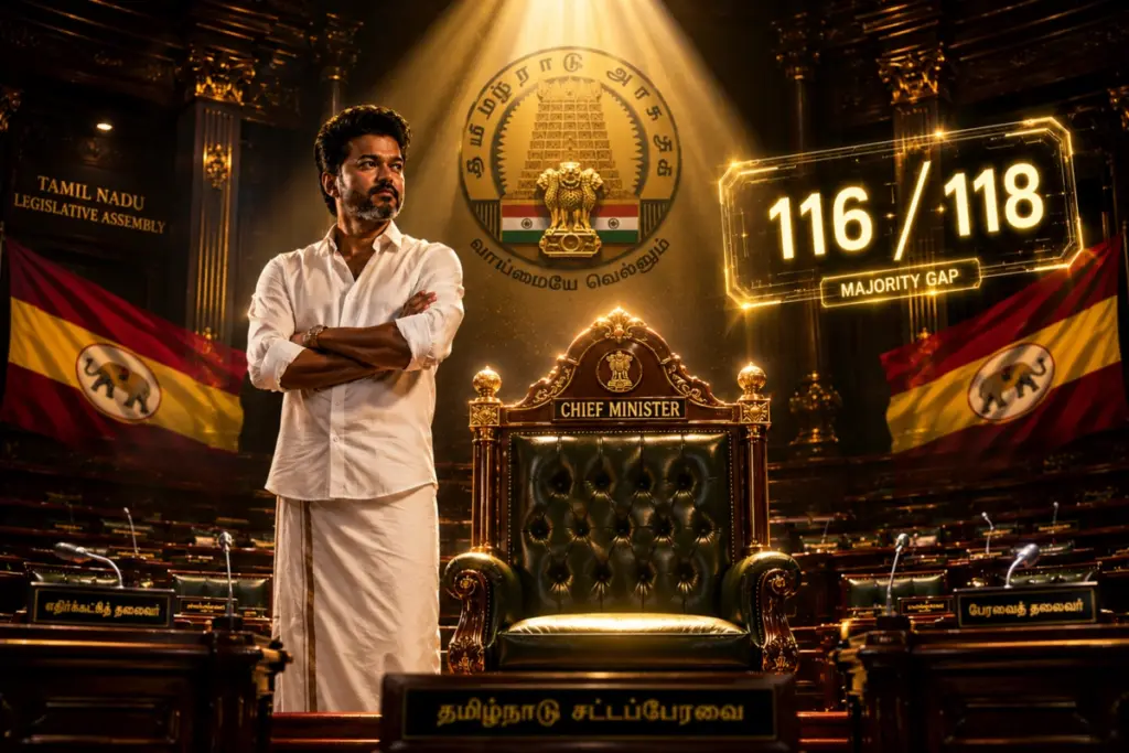 Tamil Nadu Vijay's Oath Ceremony Postponed as TVK Fails to Prove Majority