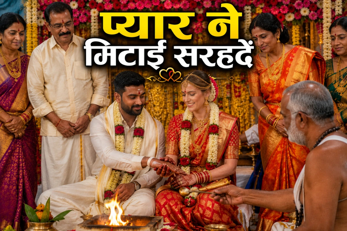 तेलंगाना में अनोखी शादी: लंदन की दुल्हन ने अपनाई भारतीय परंपराएं, आदिलाबाद में हुआ भव्य समारोह