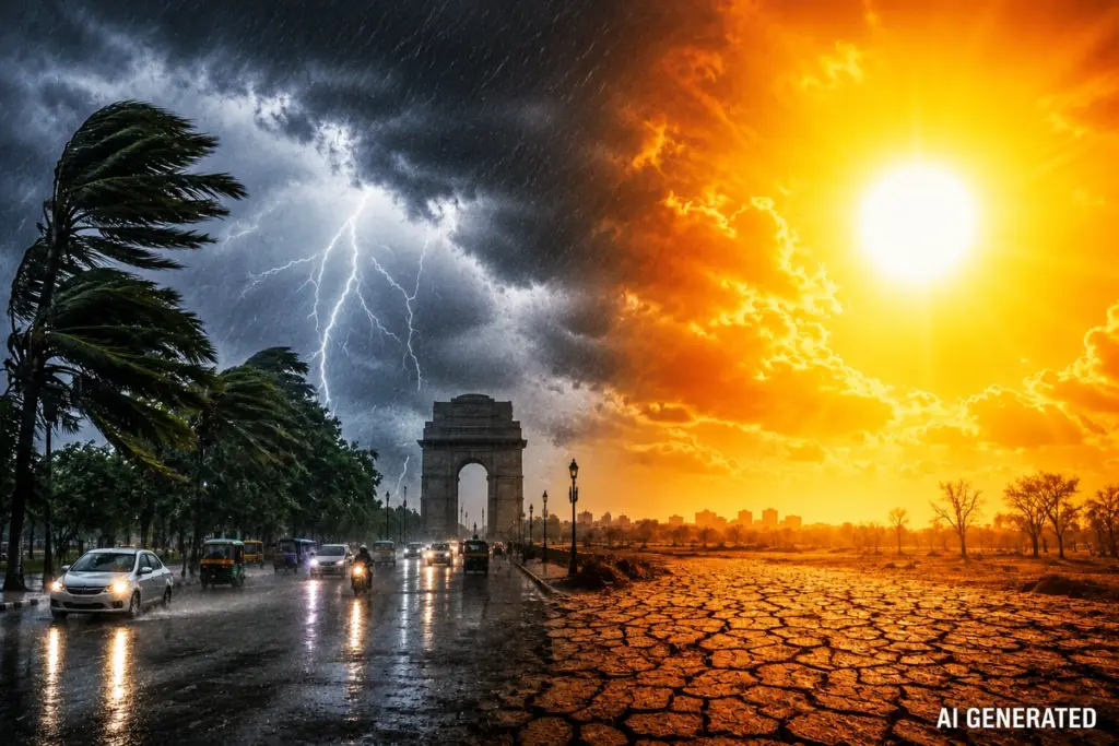 Today Weather Rain and Storm Alert in Delhi NCR, UP, Punjab and Rajasthan