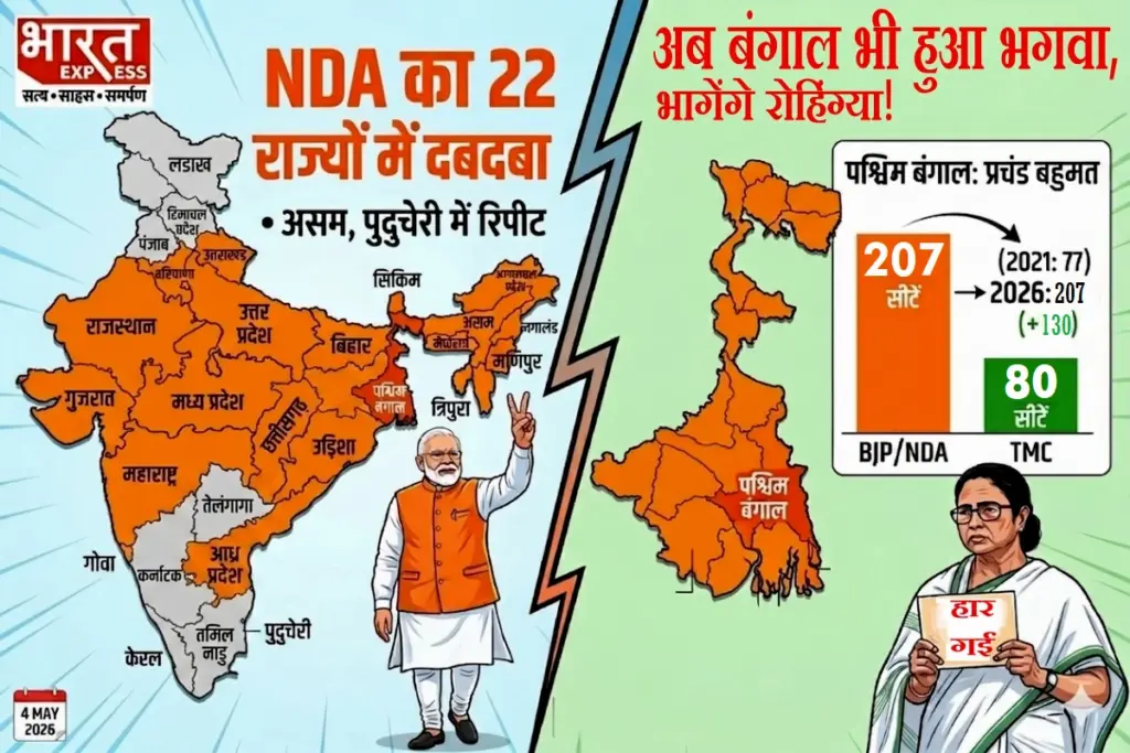 bjp-nda-dominance-22-states-west-bengal-election-win-2026