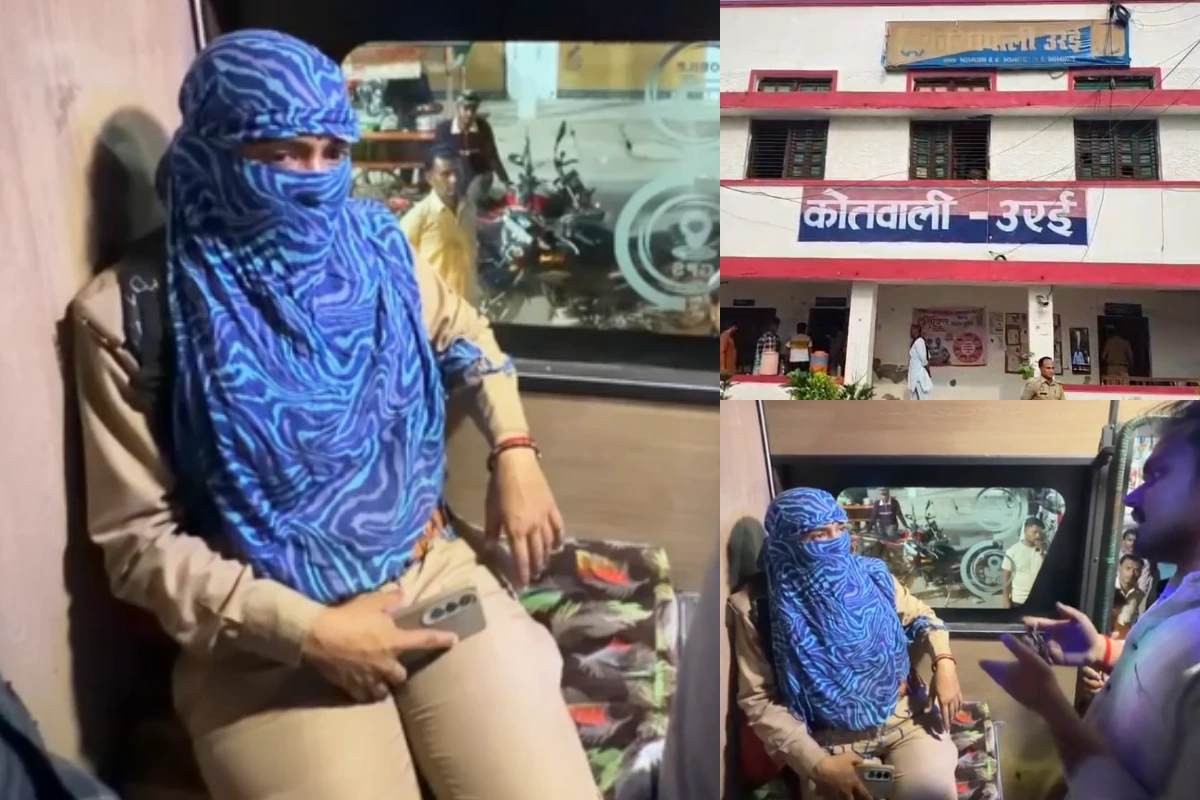 जालौन में खाकी का रौब, महिला सिपाही का हाईवोल्टेज ड्रामा, बस में जबरन बैठने पर हंगामा