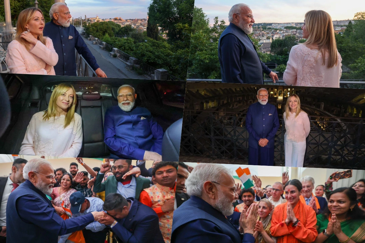 रोम में दिखी दोस्ती की गर्मी: इटली पहुंचे PM मोदी, कोलोसियम दौरे के बाद डिनर पर मेलोनी संग हुई अहम चर्चा