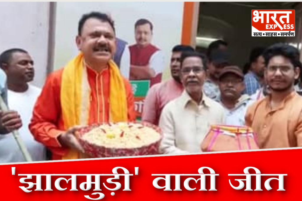 west-bengal-election-results-2026-bjp-celebration-jhalmuri-jalebi-kolkata-delhi-office