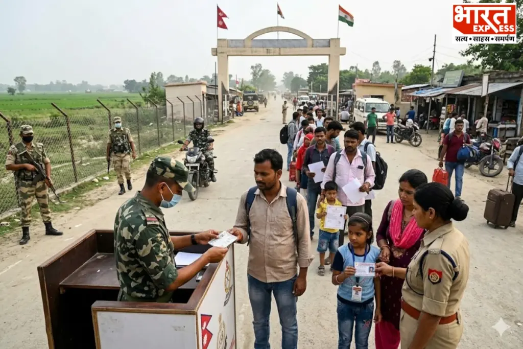 India Nepal Border (Ai image)