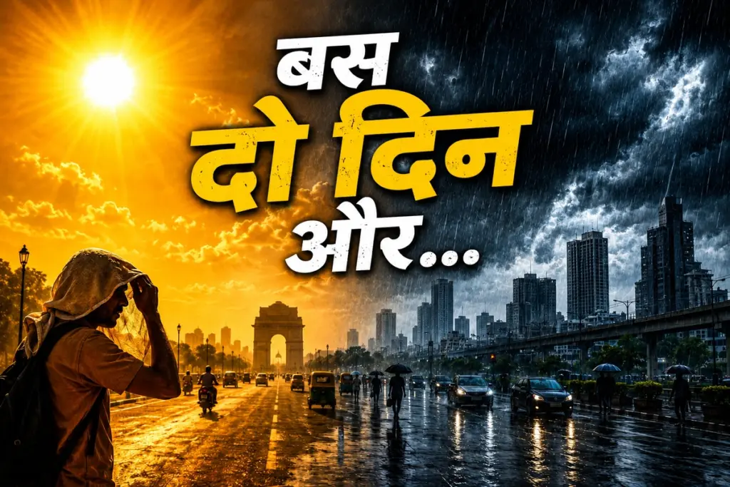 Aaj Ka Mausam Heatwave In Delhi Monsoon Heavy Rain In South India