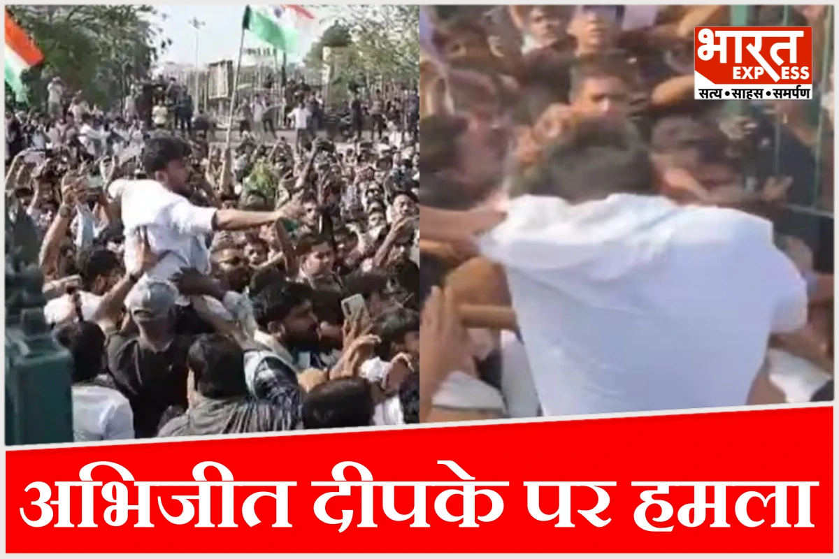 अरविंद केजरीवाल के रास्ते पर ‘कॉकरोच जनता पार्टी’ के फाउंडर? जयपुर में प्रदर्शन के दौरान अभिजीत दीपके को शख्स ने मारा थप्पड़