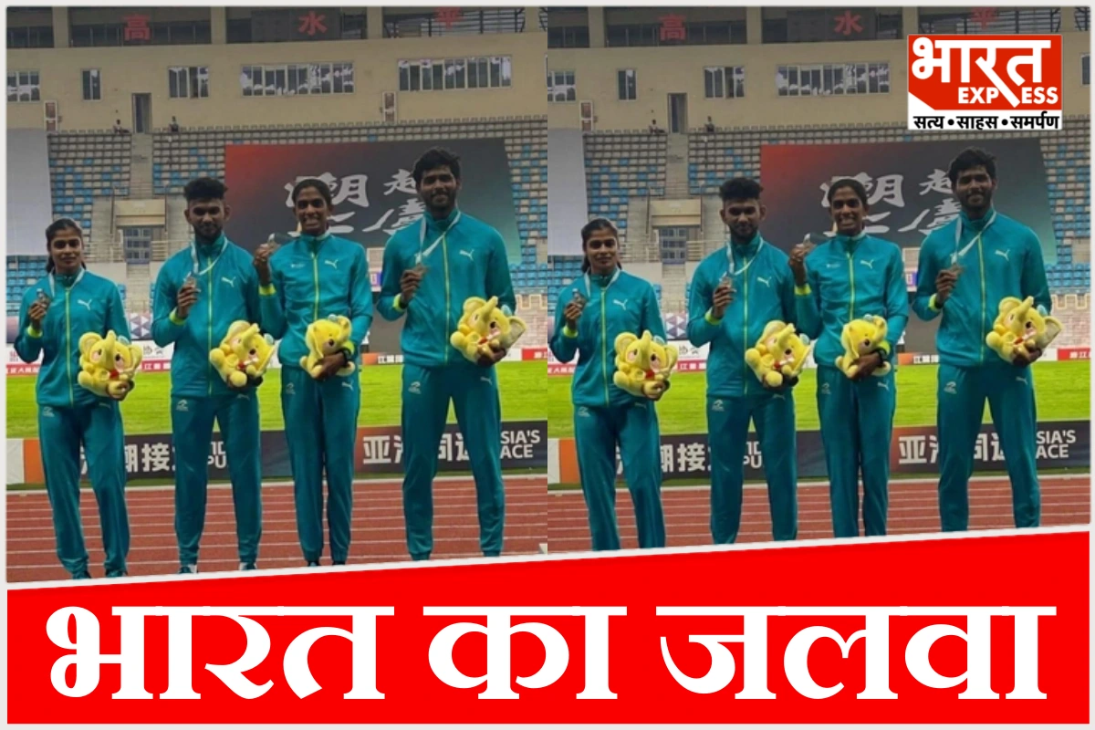 एशियन रिले चैंपियनशिप में भारत का जलवा, महिलाओं की टीम ने जीता गोल्ड