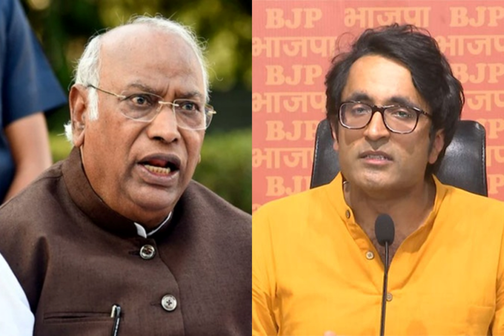 BJP Accuses Congress Chief Mallikarjun Kharge Family Of Land Grab
