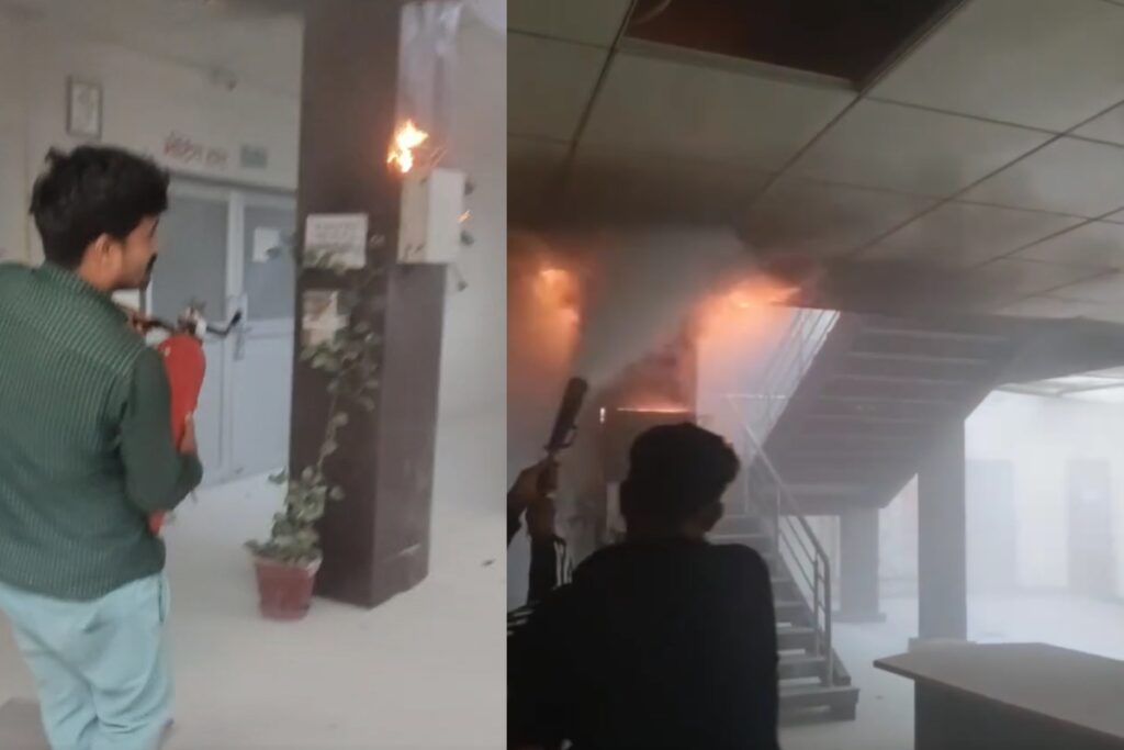 Lucknow Lokbandhu Hospital fire