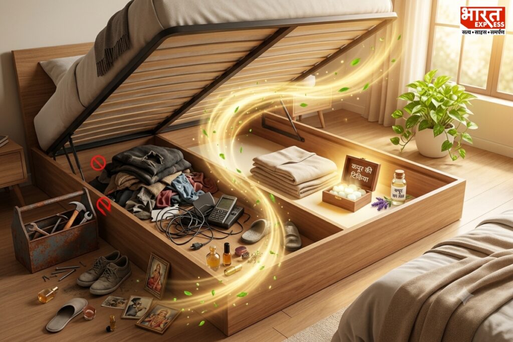 Bed storage vastu rules