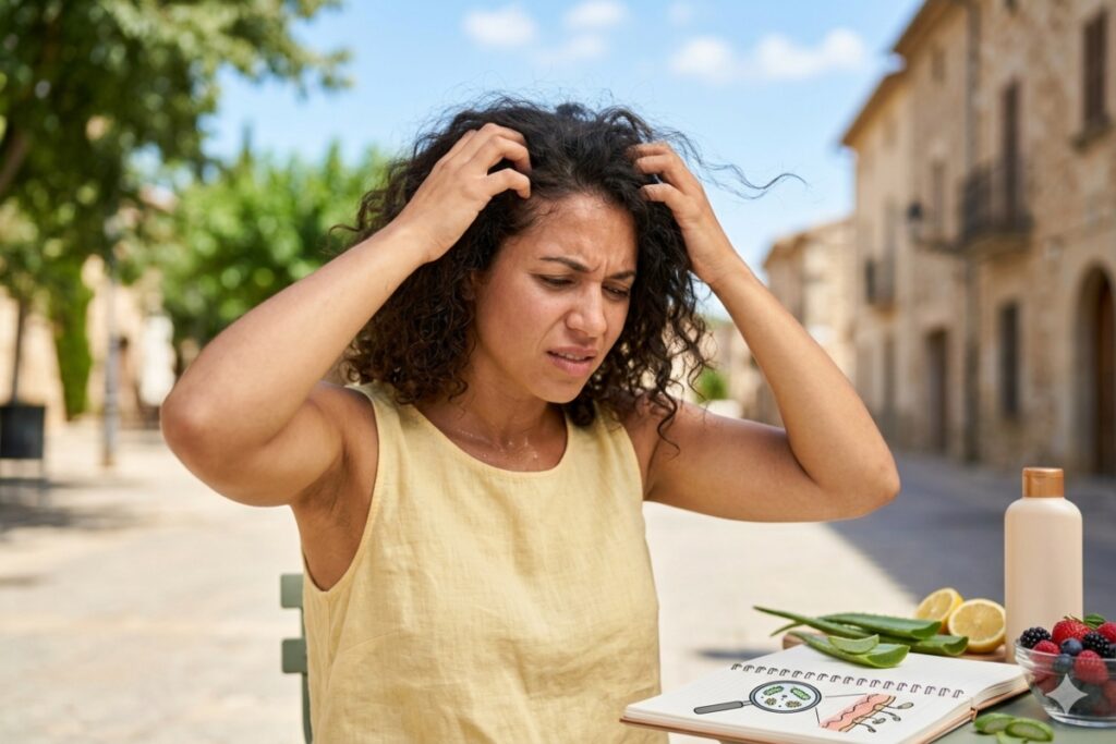 Causes of Scalp Itching (AI Image)