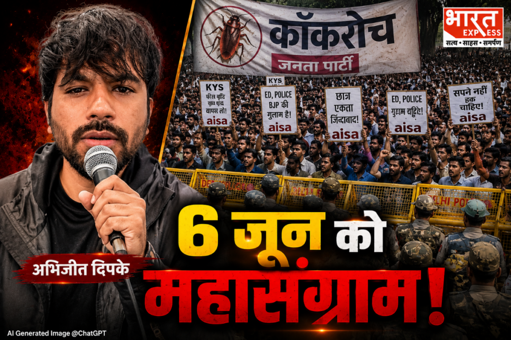 Cockroach Janta Party Protest Abhijeet Dipke Jantar Mantar Delhi