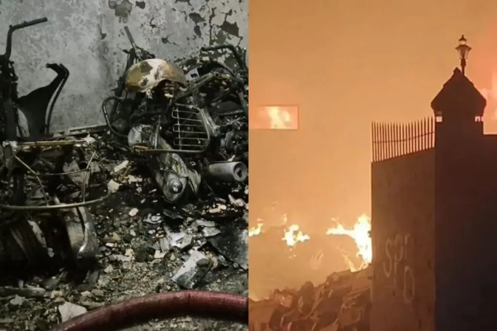 Delhi Tughlakabad Building Fire 3 Dead After Malviya Nagar Noida
