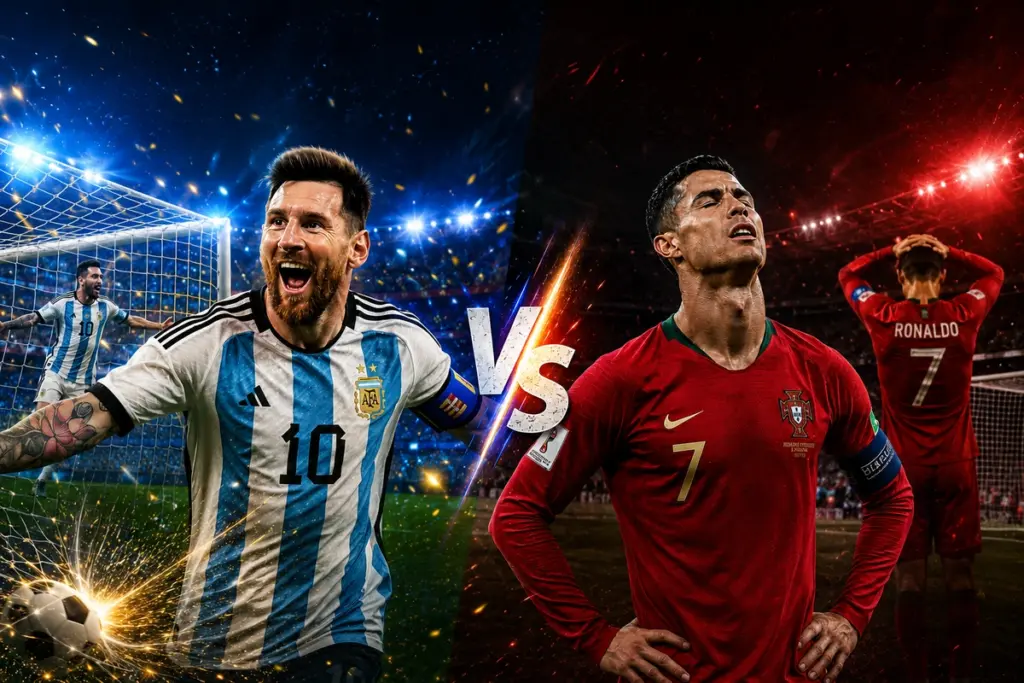 FIFA World Cup 2026 Messi Hat Trick Inspires Argentina Ronaldo Portugal Held By DR Congo