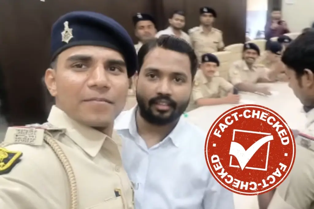 Fact Check Did Police Make Video With Khan Sir During Arrest