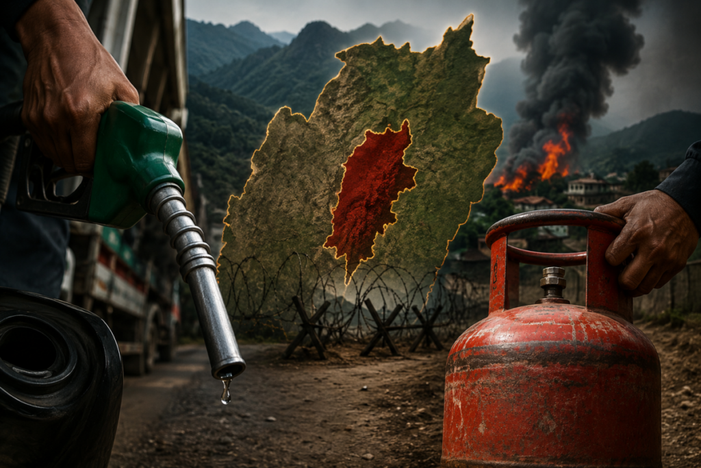 Manipur Crisis Kangpokpi Faces Severe Food And Fuel Shortage Due To Blockade