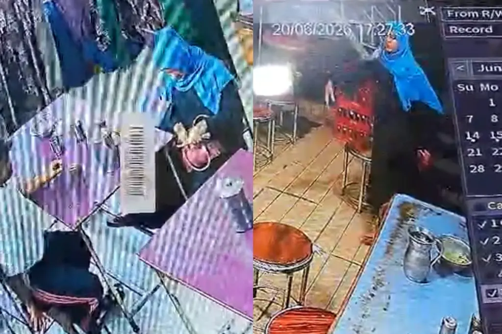 Meerut 2 Lakh Rupees Bag Stolen From Irshad Biryani Restaurant CCTV Viral