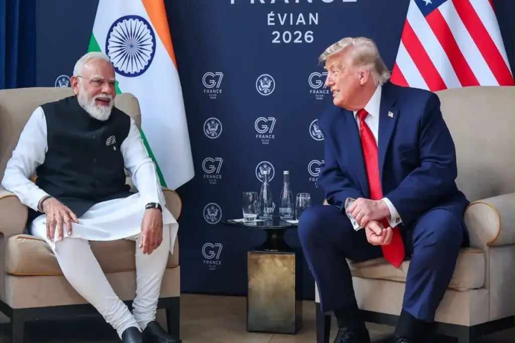 Modi Trump Meeting In G-7