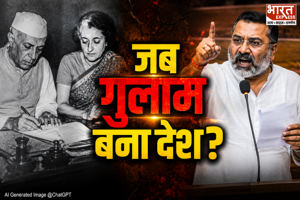 Nishikant Dubey Congress ndira Gandhi Jawaharlal Nehru history