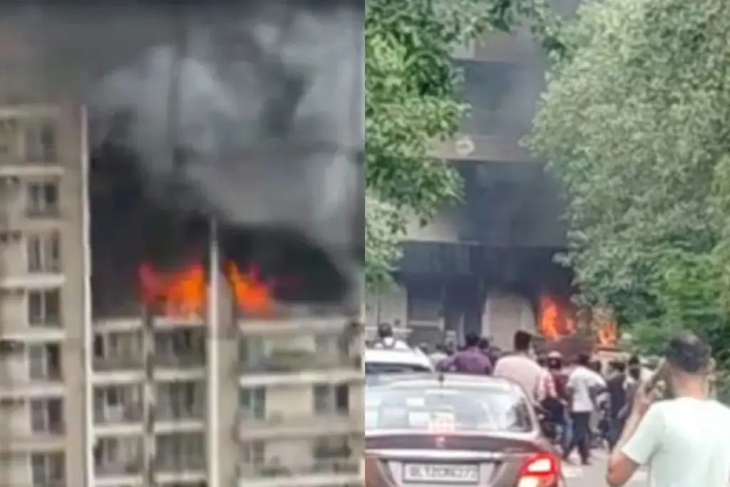 Noida Fire Two Major Fire Incidents At IVY County And Sector 52 PG