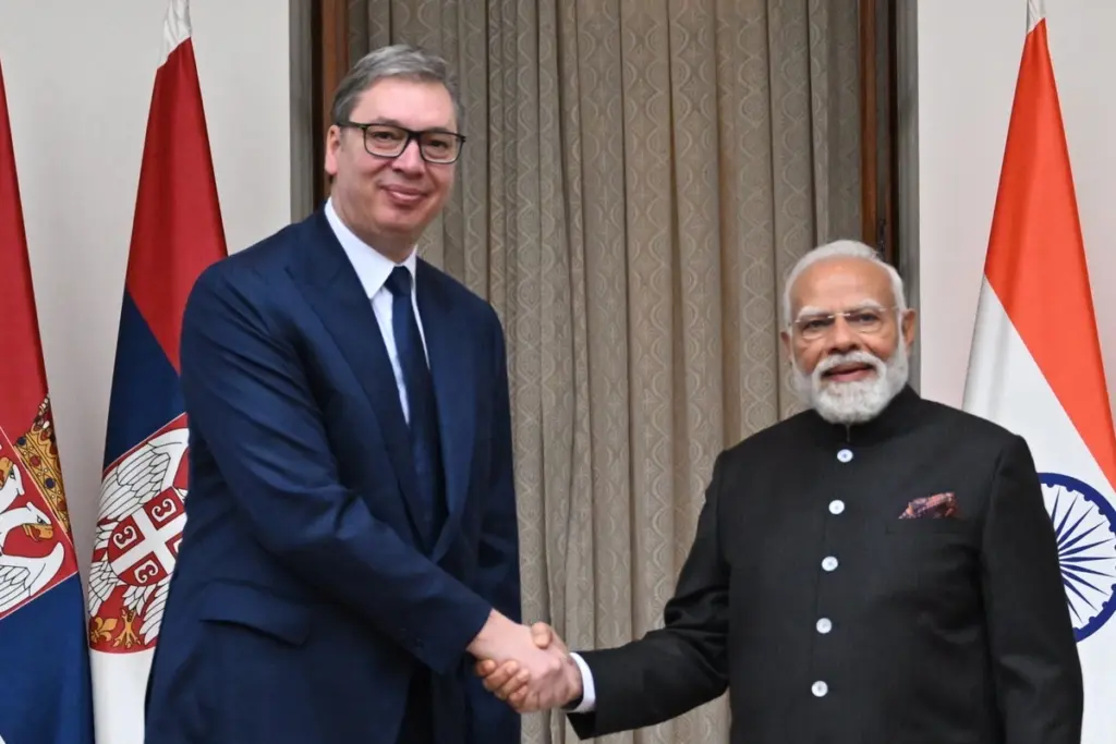 PM Modi Breaks Nehru Record Serbia President Aleksandar Vucic Congratulates