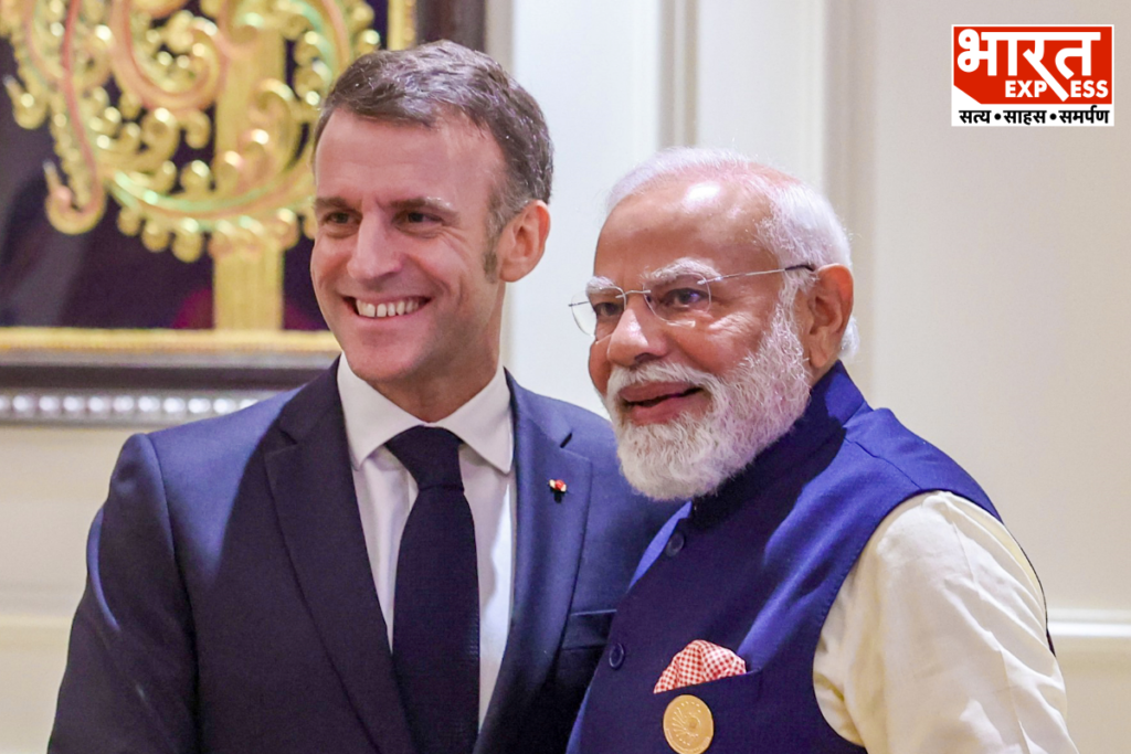 PM Modi France Emmanuel Macron
