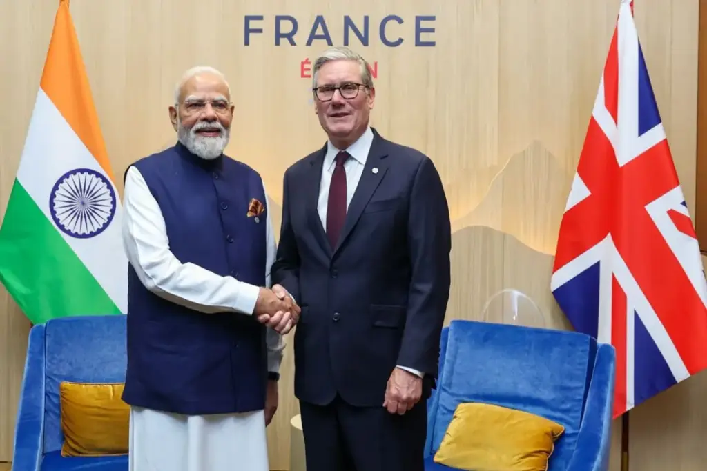 PM Modi Keir Starmer Meeting