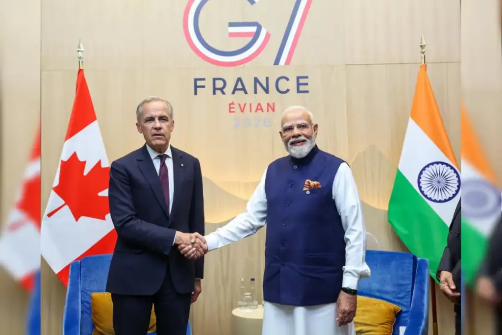 PM Modi Mark Carney Meeting