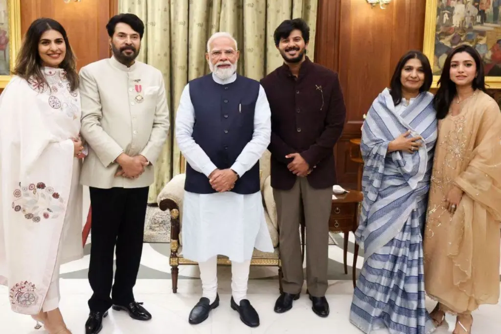 PM Modi Meets Mammootty