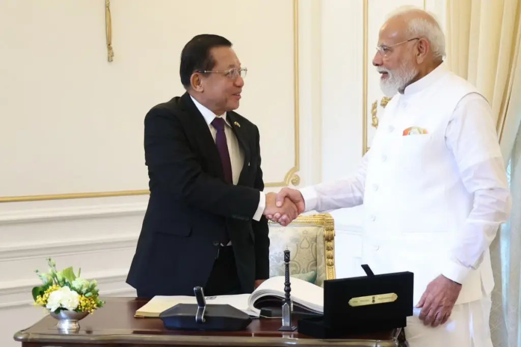 PM Modi Myanmar Meeting