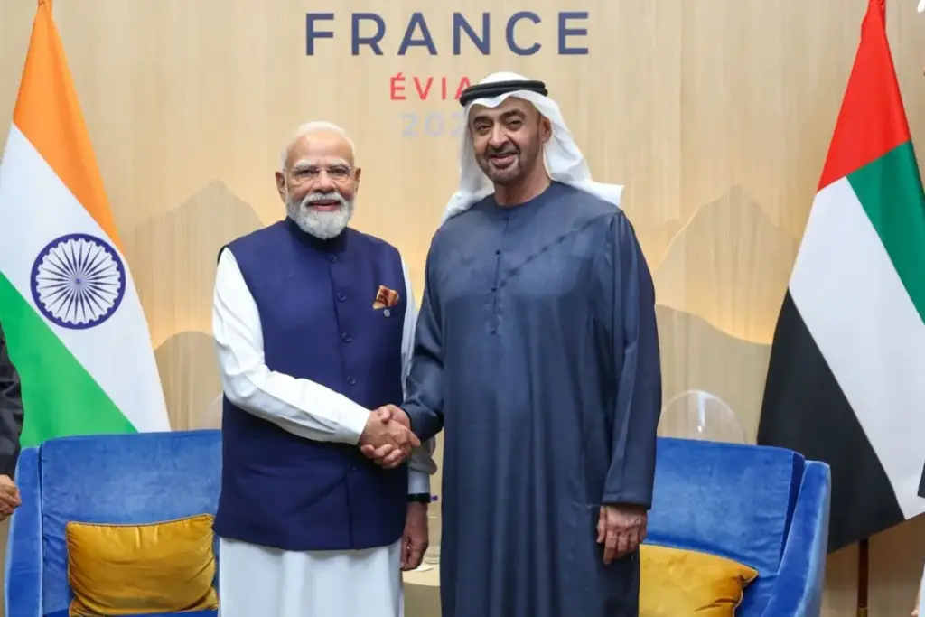 PM Modi UAE President Meeting
