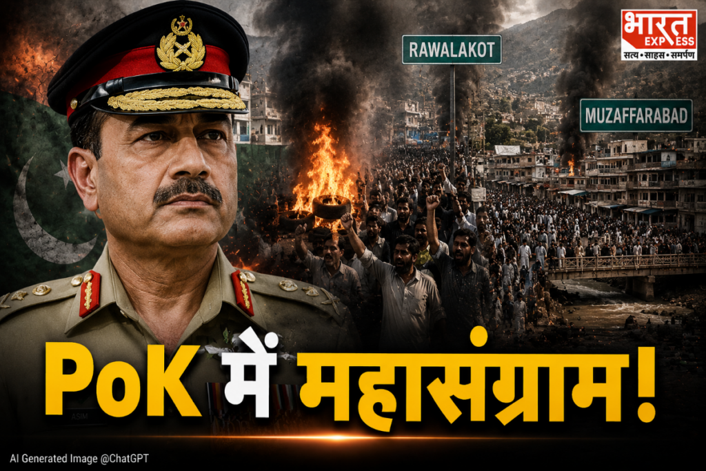 Pakistan PoK Civil War Anti Munir March