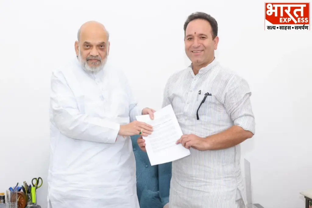Sunil Sharma Amit Shah Meeting
