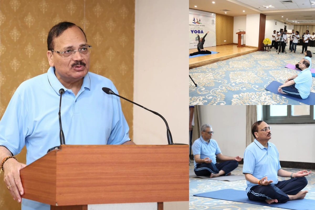 सुप्रीम कोर्ट में 12वां अंतरराष्ट्रीय योग दिवस, सीजेआई सूर्यकांत ने योग को बताया सांस्कृतिक धरोहर