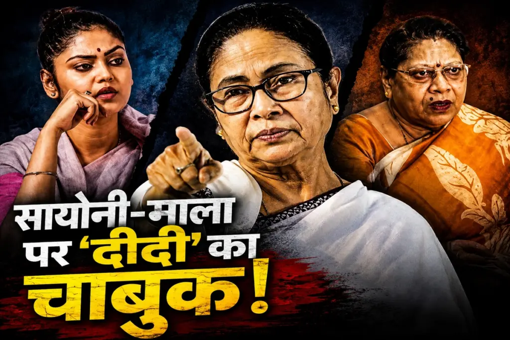 TMC Crisis Mamata Banerjee Removes Saayoni Ghosh and Mala Roy from their posts