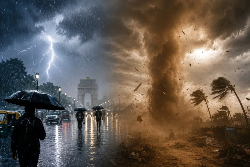 Today Weather Monsoon Hits Jharkhand, Storm Alert In Delhi-UP, Heatwave In Bihar