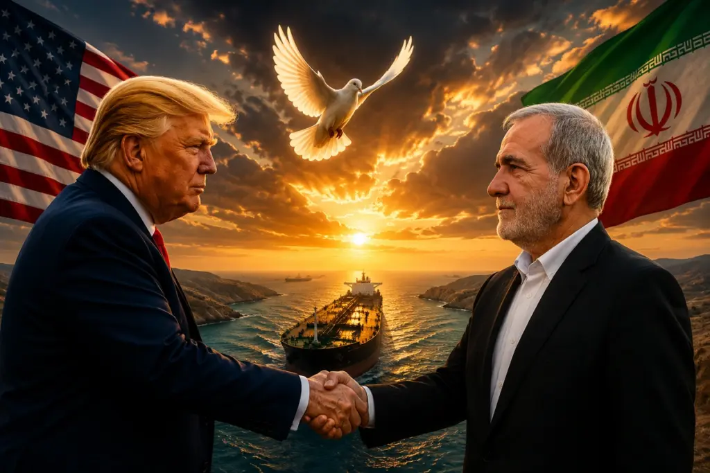 US Iran Peace Deal Trump Announces Historic Agreement Opens Hormuz