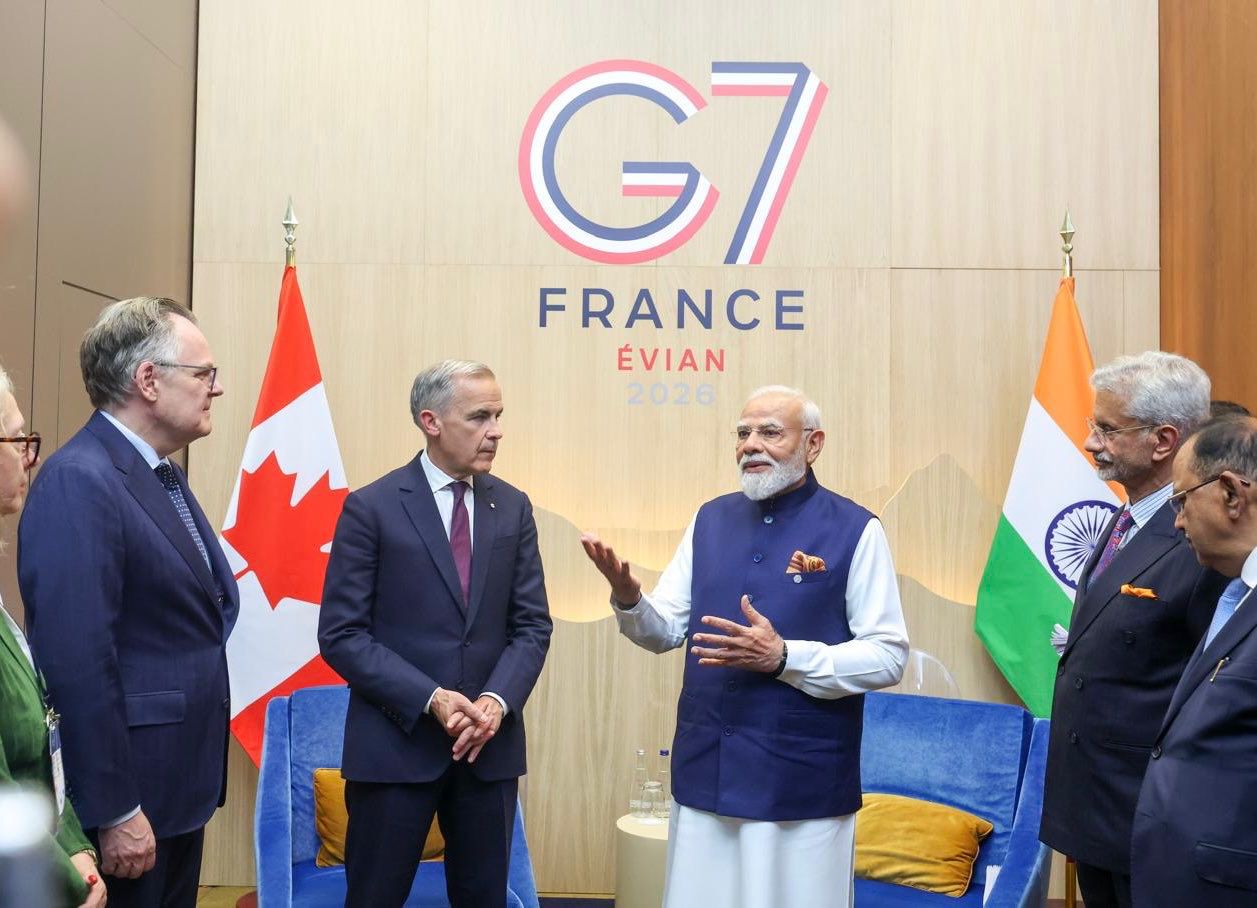 PM Modi Mark Carney Meeting
